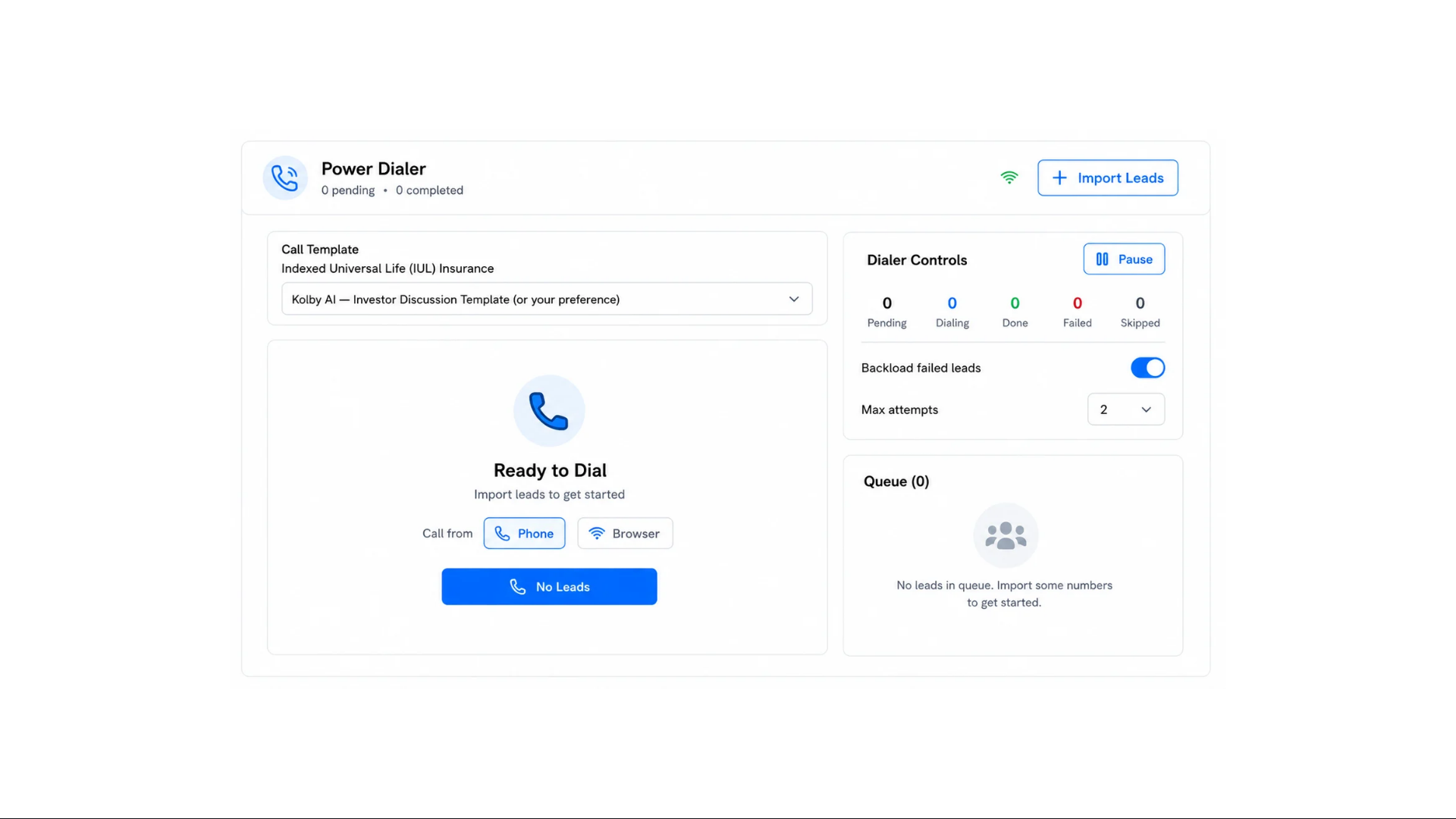 Power Dialer